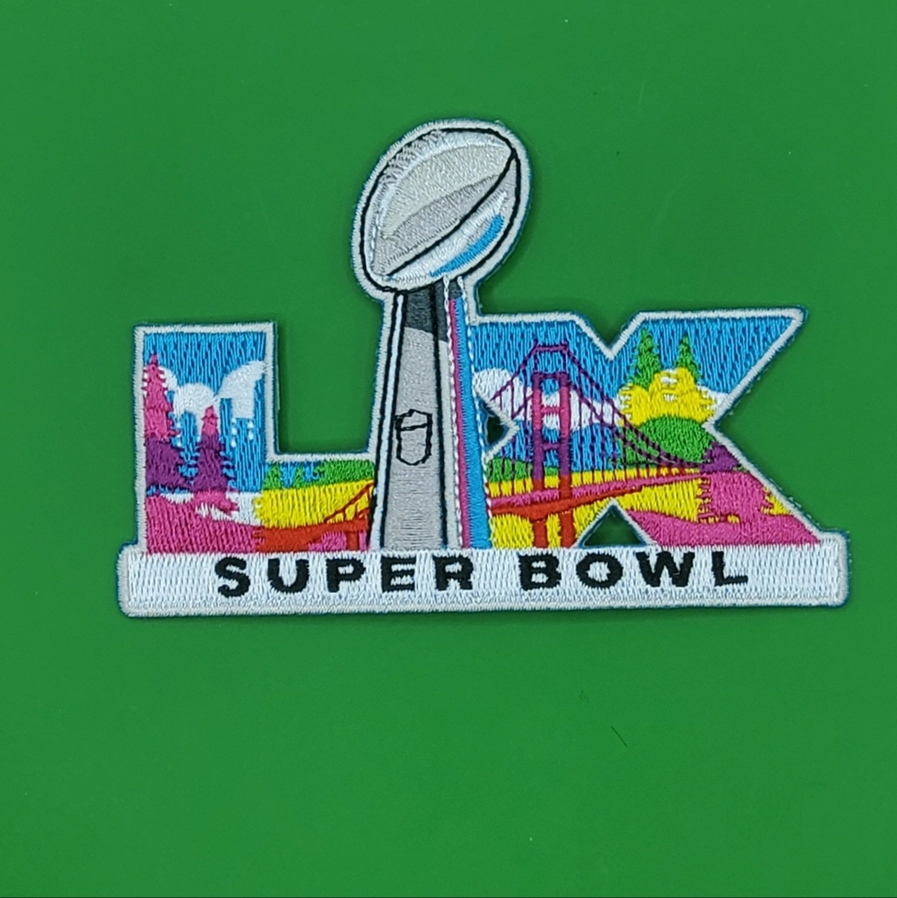 Super Bowl LIX Embroidered Iron/Sew On Patch 4"